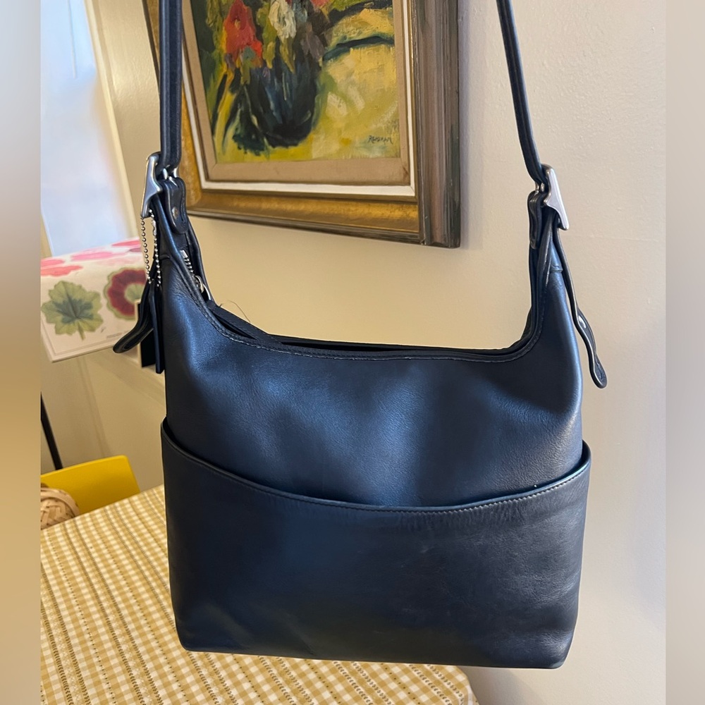Vintage Coach Black 9148 Legacy Hobo Bag
